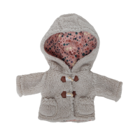 Kożuszek beżowo-różowy