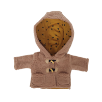 Kożuszek brązowo-musztardowy