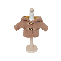 Kożuszek brązowo-musztardowy