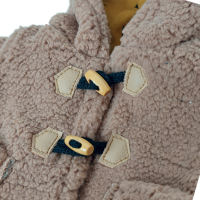 Kożuszek brązowo-musztardowy