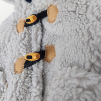 Kożuszek szaro-granatowy