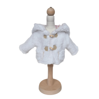 Kożuszek biało-różowy