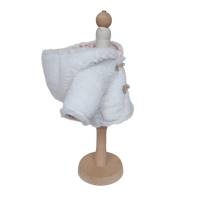 Kożuszek biało-różowy