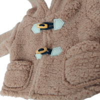 Kożuszek brązowo-biały