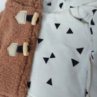 Kożuszek brązowo-biały