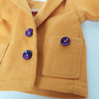 Sztruksowy płaszczyk 