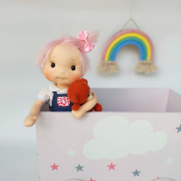 Rózia z kotem by Art&Doll