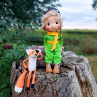 Mały Książe z liskiem by Art&Doll