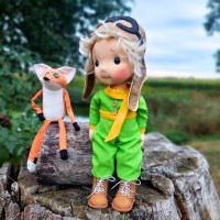 Mały Książe z liskiem by Art&Doll