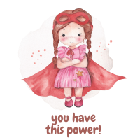 Kartka Superbohaterka