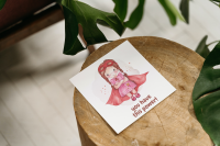 Kartka Superbohaterka