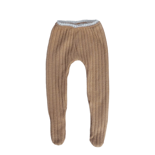 Rajstopki prążek beż