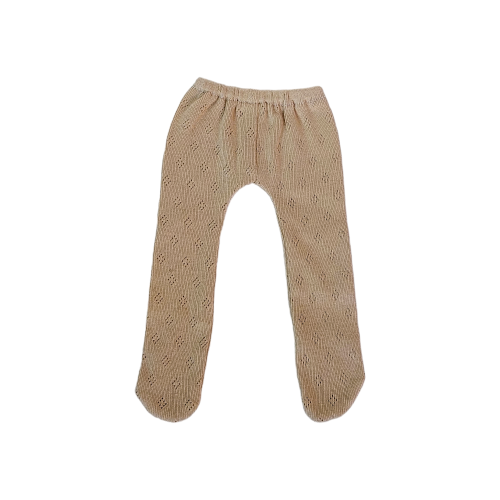 Rajstopki ażurowe  beżowe