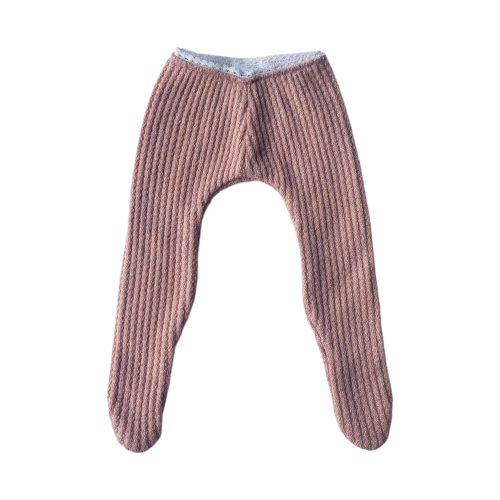 Rajstopki pudrowy róż