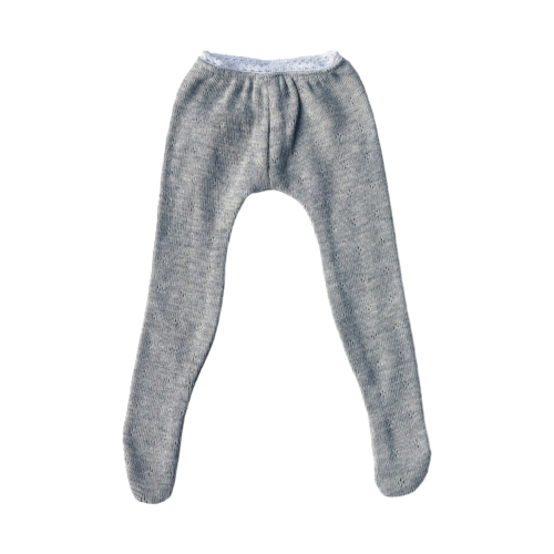 Rajstopki ażurowe szare