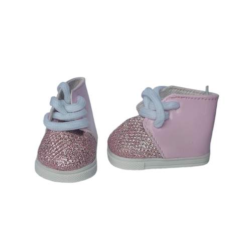 Tenisówki z brokatem