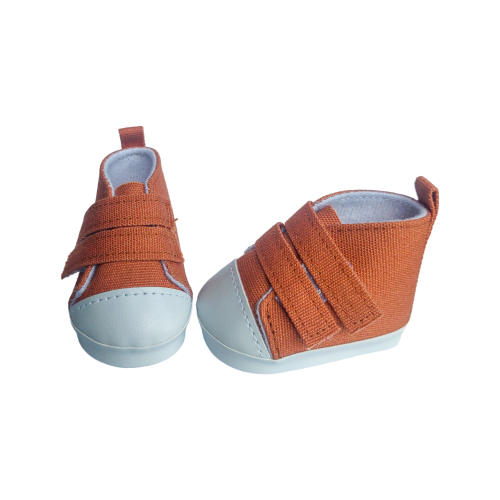 Trampki rudo - brązowe