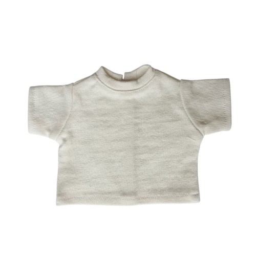 Śmietankowy T-shirt 