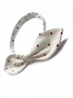 Opaska w różowe kropki