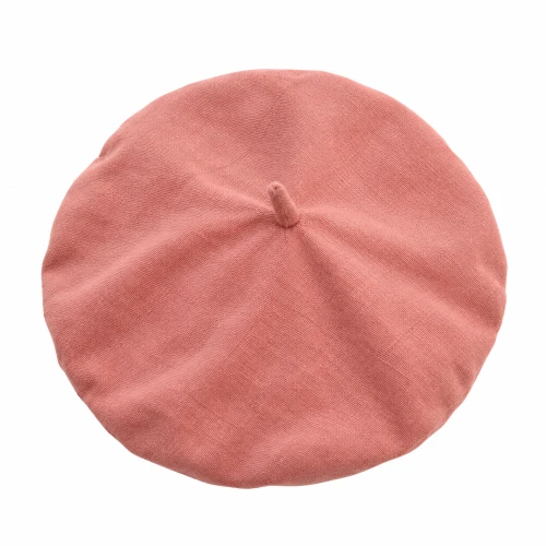 Beret z dzianiny