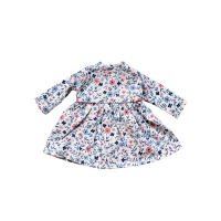 Sukienka w kwiaty długi rękaw