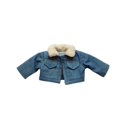Jeansowa kurteczka z futerkiem 