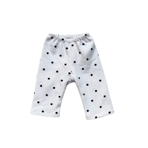 Legginsy w czarne kropki